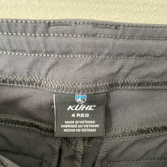 Kuhl Freeflex Roll-Up Pant Womens 4 Dark Grey Hiking Outdoors Activewear UPF - Picture 2 of 16